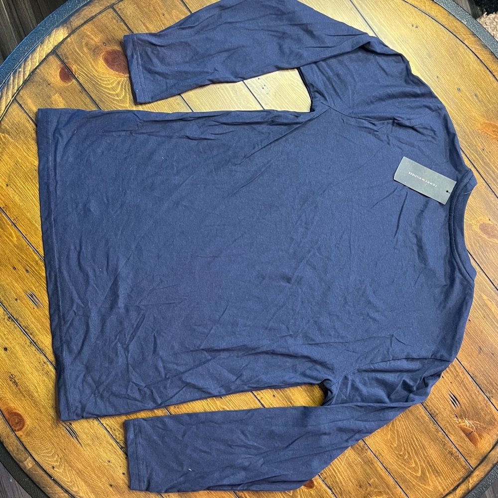 Tommy Hilfiger Dark Blue Long Sleeve Tee